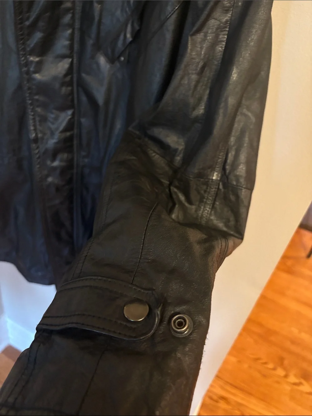 🔥🔥🖤VTG AUTHENTIC Wilsons Leather Expert Black Leather Jacket for Men